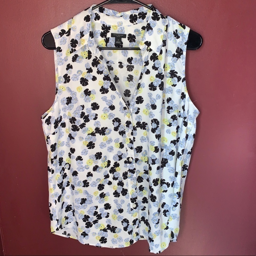 Ann Taylor Floral Top | Petite large